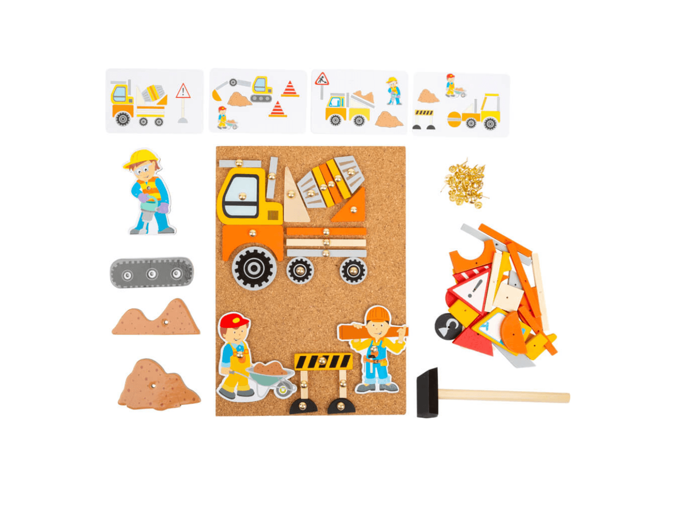 Jogo de martelar - Construção